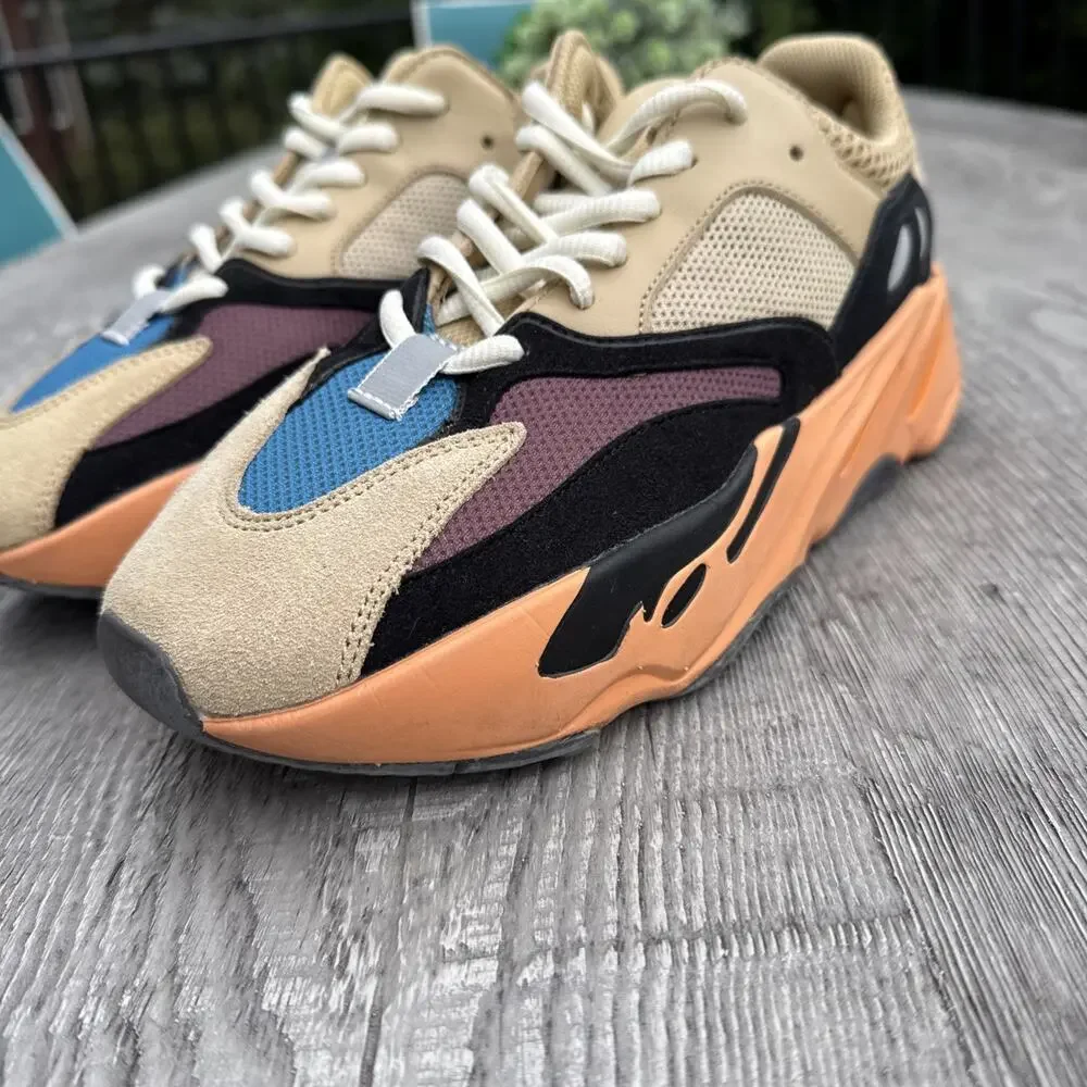 Adidas Yeezy Men's Enflame Orange Tan/Orange/Black/Blue *NO BOX*